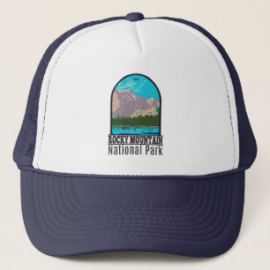 Nationaal park Colorado Beer Lake Rocky Mountain Trucker Pet