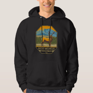 Nationaal park Colorado Elk  Rocky Mountain Hoodie