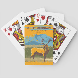 Nationaal park Colorado Elk  Rocky Mountain Pokerkaarten