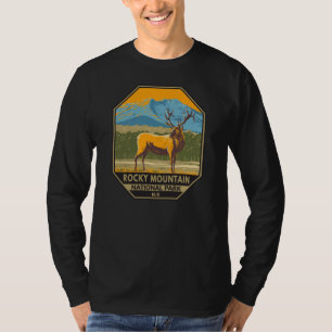 Nationaal park Colorado Elk Rocky Mountain T-shirt