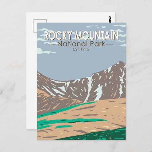 Nationaal park Colorado Grays Peak Briefkaart (Voorkant / Achterkant)