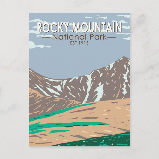 Nationaal park Colorado Grays Peak Briefkaart (Voorkant)