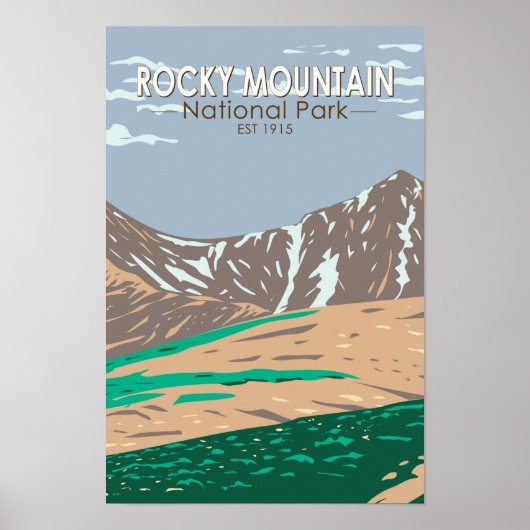 Nationaal park Colorado Grays Peak Poster (Voorkant)