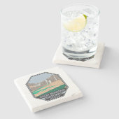 Nationaal park Colorado Grays Peak Stenen Onderzetter (Zijkant)