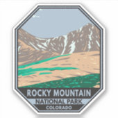 Nationaal park Colorado Grays Peak Sticker (Voorkant)