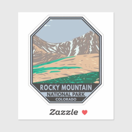 Nationaal park Colorado Grays Peak Sticker (Vel)