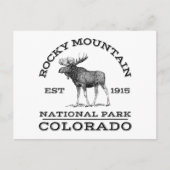 Nationaal park Colorado Moose Hike O Briefkaart (Voorkant)
