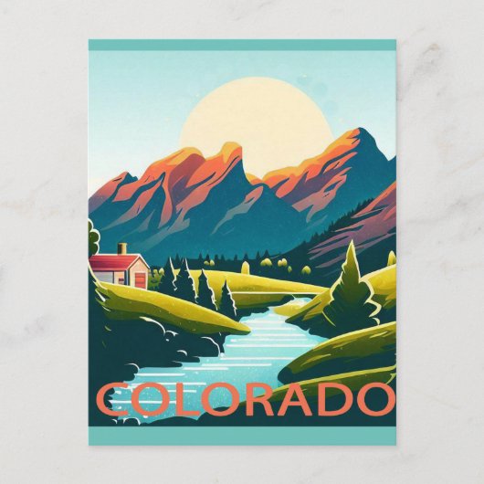 Nationaal park Colorado Mountain Briefkaart (Voorkant)