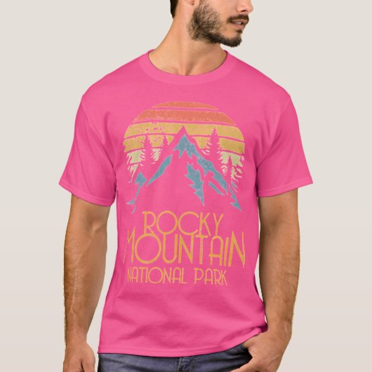 Nationaal Park Colorado Ret Rocky T-shirt (Voorkant)