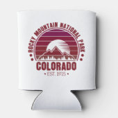 Nationaal Park Colorado Retro Blikjeskoeler (Achterkant)