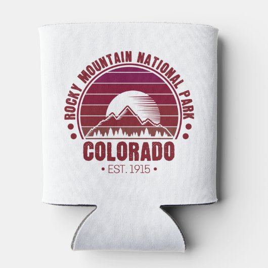 Nationaal Park Colorado Retro Blikjeskoeler (Achterkant)