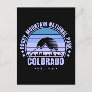 Nationaal Park Colorado Retro Briefkaart