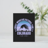 Nationaal Park Colorado Retro Briefkaart (Staand voorkant)