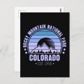 Nationaal Park Colorado Retro Briefkaart (Voorkant / Achterkant)