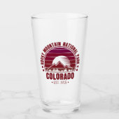 Nationaal Park Colorado Retro Glas (Voorkant)