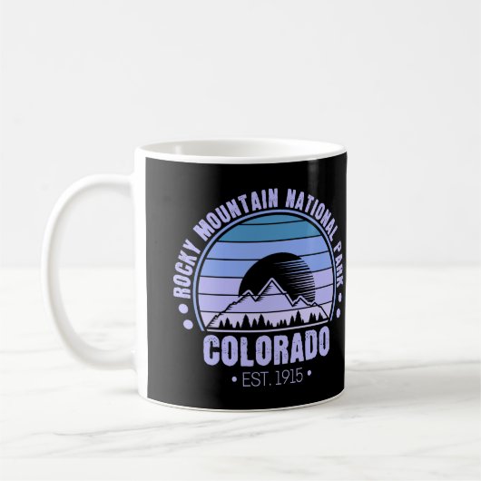 Nationaal Park Colorado Retro Koffiemok (Links)