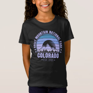 Nationaal Park Colorado Retro T-shirt