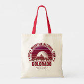 Nationaal Park Colorado Retro Tote Bag (Achterkant)