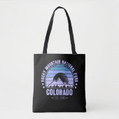 Nationaal Park Colorado Retro Tote Bag (Voorkant)