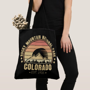 Nationaal Park Colorado Retro Tote Bag