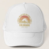 Nationaal Park Colorado Retro Trucker Pet (Voorkant)