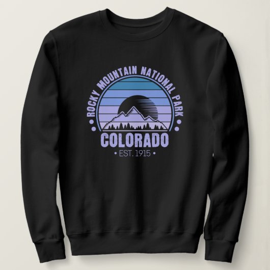 Nationaal Park Colorado Retro Trui (Design voorkant)
