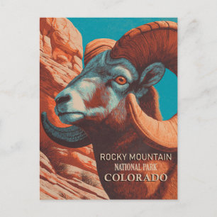 Nationaal park Colorado Rocky Mountain Briefkaart