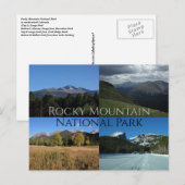 Nationaal Park Colorado Rocky Mountain Briefkaart (Voorkant / Achterkant)