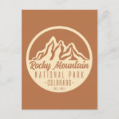 Nationaal Park Colorado Rocky Mountain Briefkaart (Voorkant)