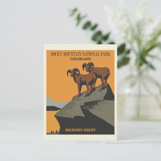 Nationaal park Colorado  Rocky Mountain Briefkaart (Staand voorkant)