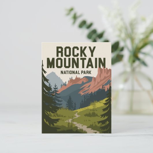 Nationaal Park Colorado Rocky Mountain Briefkaart (Staand voorkant)