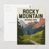 Nationaal Park Colorado Rocky Mountain Briefkaart (Voorkant / Achterkant)