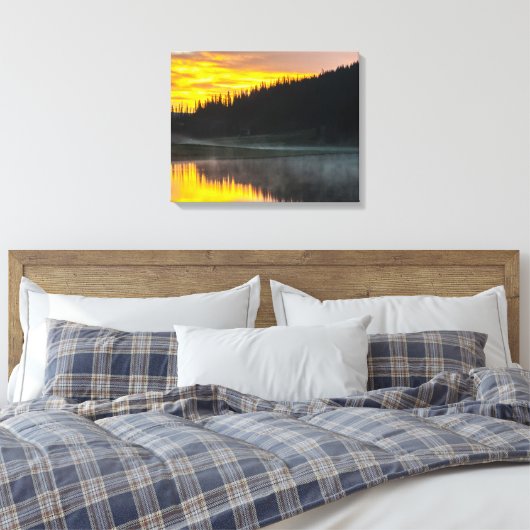Nationaal Park Colorado Rocky Mountain Canvas Afdruk (Insitu (Slaapkamer))