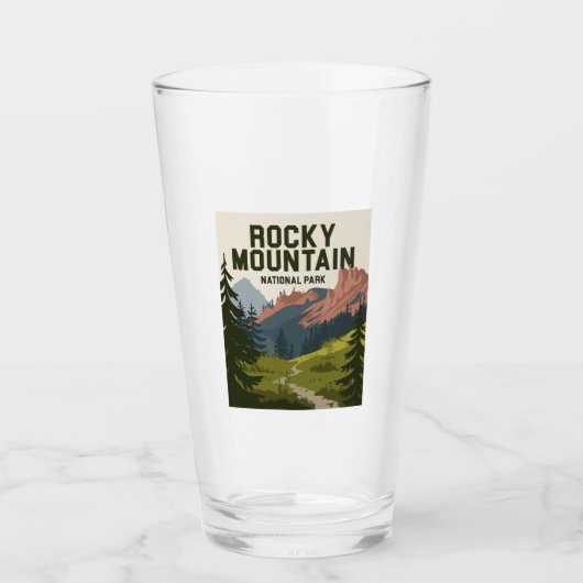 Nationaal Park Colorado Rocky Mountain Glas (Voorkant)