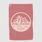 Nationaal Park Colorado Rocky Mountain Golfhanddoek (Voorkant)