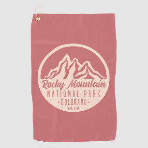 Nationaal Park Colorado Rocky Mountain Golfhanddoek