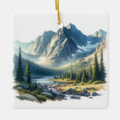 Nationaal Park Colorado Rocky Mountain Keramisch Ornament (Voorkant)