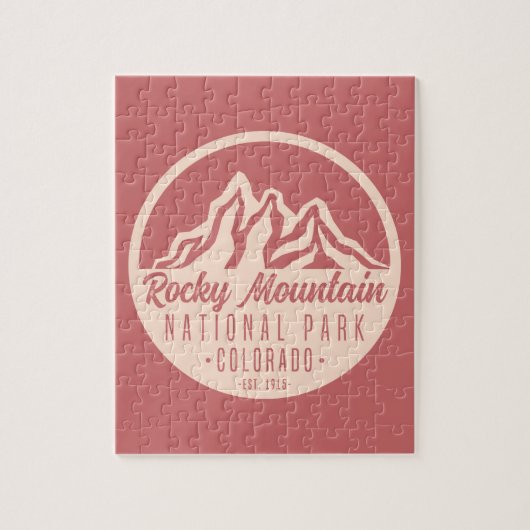 Nationaal Park Colorado Rocky Mountain Legpuzzel (Verticaal)