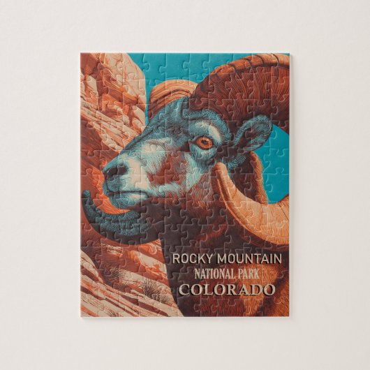 Nationaal park Colorado  Rocky Mountain Legpuzzel (Verticaal)