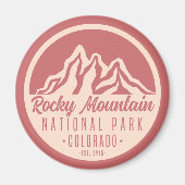 Nationaal Park Colorado Rocky Mountain Magneet (Voorkant)