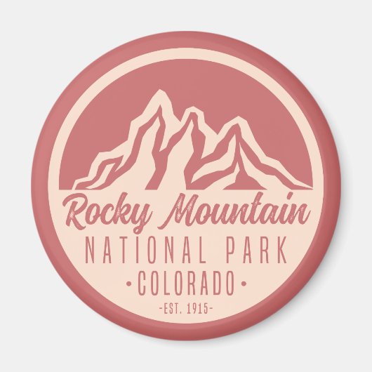 Nationaal Park Colorado Rocky Mountain Magneet (Voorkant)