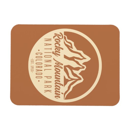 Nationaal Park Colorado Rocky Mountain Magneet (Horizontaal)