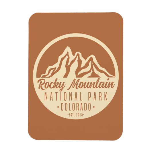Nationaal Park Colorado Rocky Mountain Magneet (Verticaal)