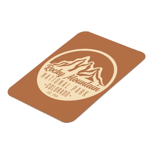 Nationaal Park Colorado Rocky Mountain Magneet (Linkerzijde)