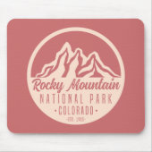 Nationaal Park Colorado Rocky Mountain Muismat (Voorkant)