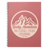 Nationaal Park Colorado Rocky Mountain Notitieboek (Voorkant)
