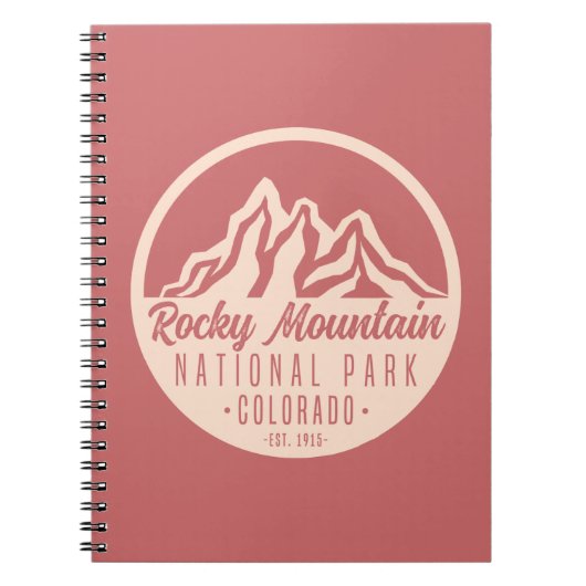 Nationaal Park Colorado Rocky Mountain Notitieboek (Voorkant)