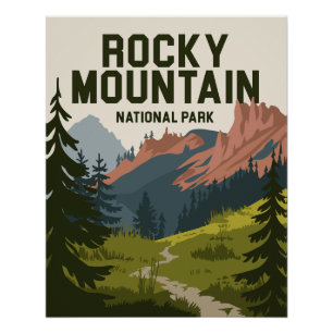 Nationaal Park Colorado Rocky Mountain Perfect Poster
