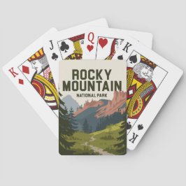Nationaal Park Colorado Rocky Mountain Pokerkaarten