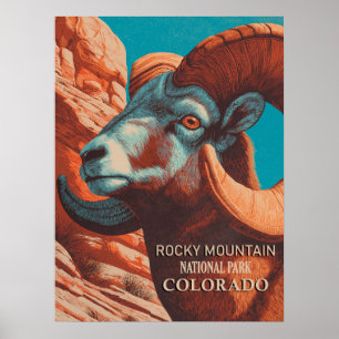 Nationaal park Colorado Rocky Mountain Poster